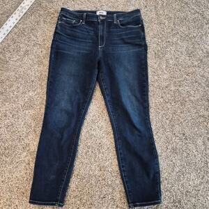 PAIGE Hoxton Straight w/ Raw Stepped Hem Sz 32 GUC